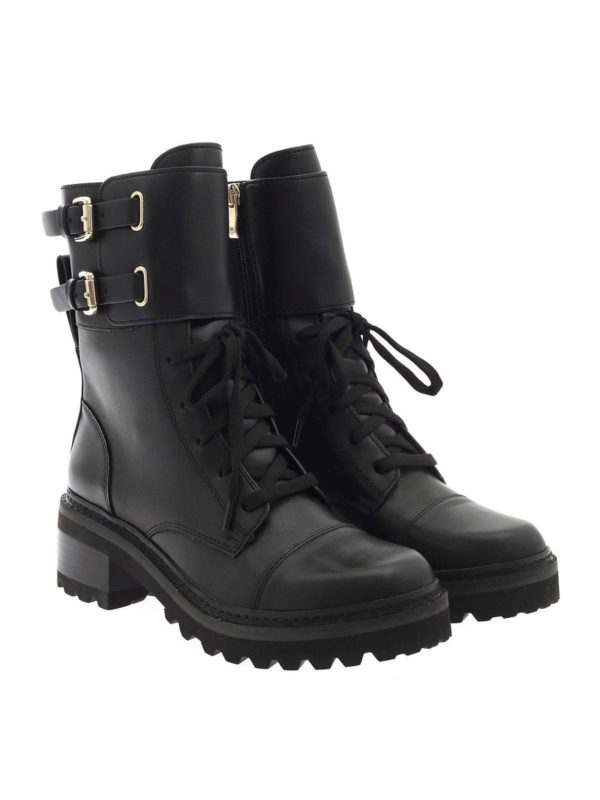 Dkny - Combat ankle boots in black - ankle boots ...