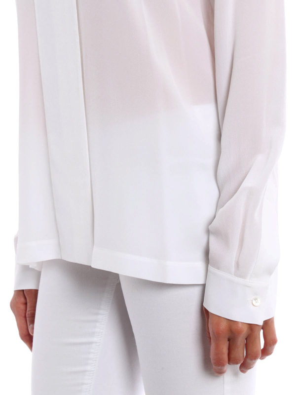 dkny silk blouse