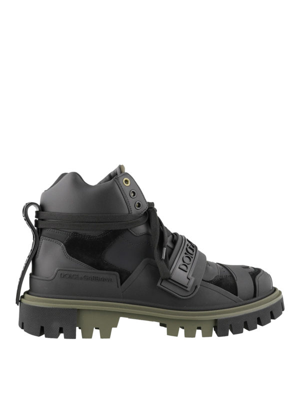 Ankle boots Dolce & Gabbana - Trekking-style ankle boots with logo -  CS1699AA1208B973