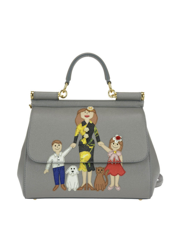 dolce and gabbana family patch bag