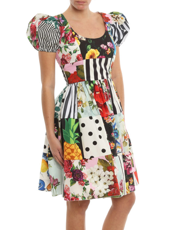 dolce and gabbana poplin dress