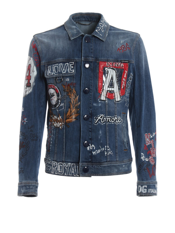 Denim jacket Dolce \u0026 Gabbana - DG Love 