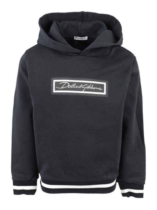 Sweatshirts & Sweaters Dolce & Gabbana Jr - Branded hoodie ...