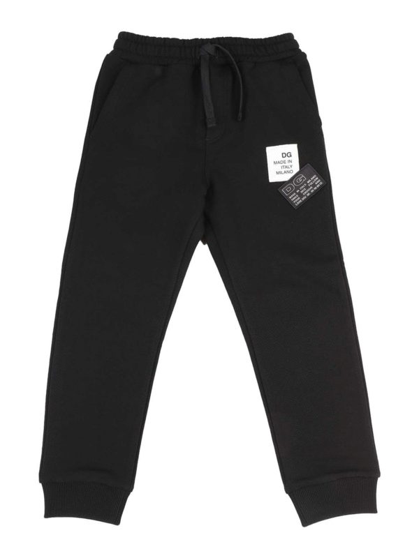 Tracksuit bottoms Dolce & Gabbana Jr - Tracksuit bottoms with logos ...