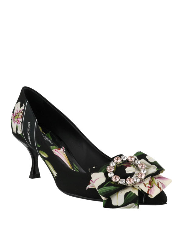 dolce and gabbana floral pumps