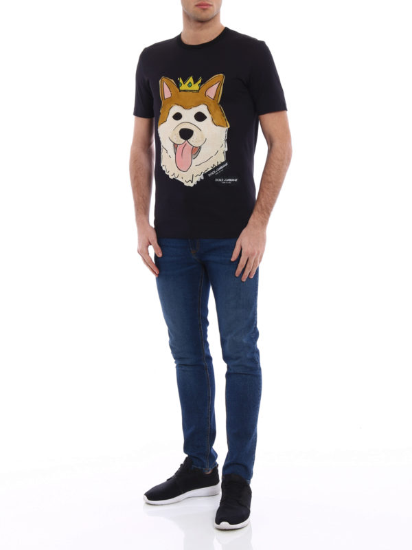 dolce and gabbana dog general shirt