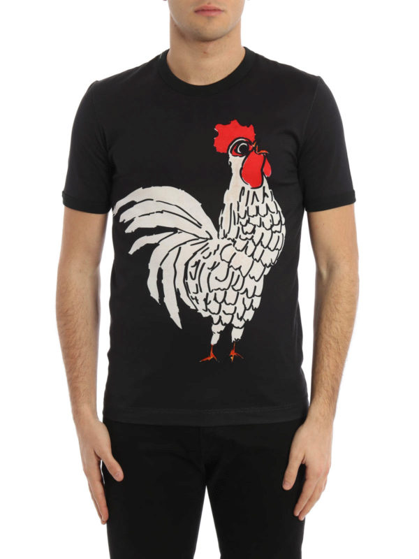 dolce gabbana rooster t shirt