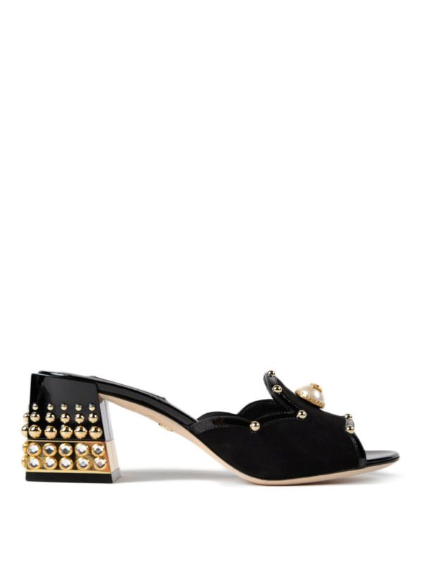 dolce and gabbana pearl sandals