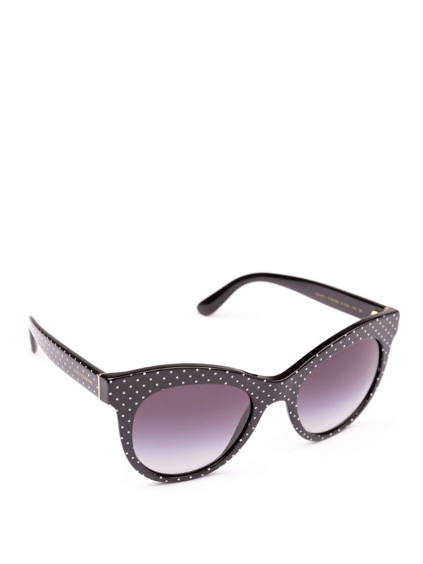 Sunglasses Dolce & Gabbana - Polka dot acetate sunglasses - DG431131268G