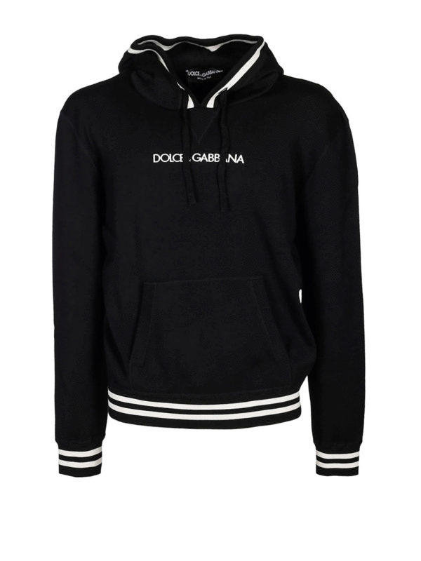 dolce and gabbana black hoodie