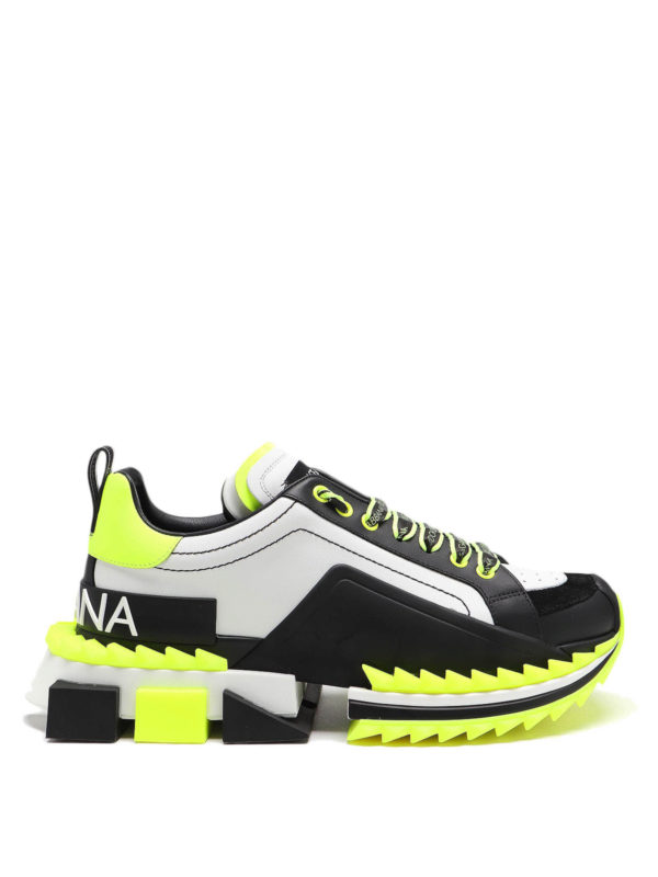 neon dolce and gabbana sneakers