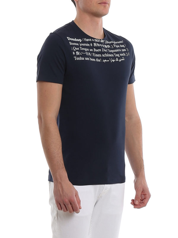 DONDUP buy online Buona giornata printed T-shirt