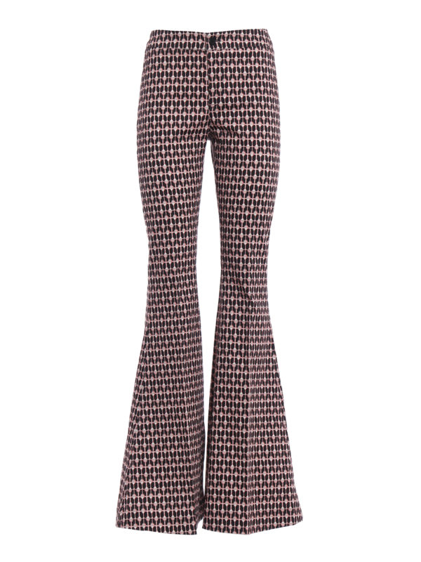 Silence stretch jersey flared pants 