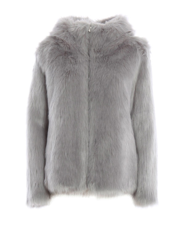 خز Dondup - Emilee faux fur short coat 