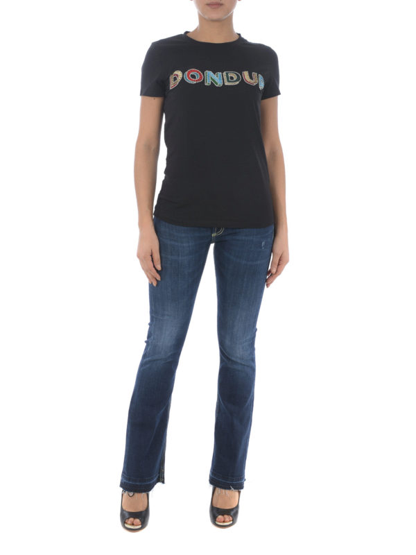 DONDUP: flared jeans online - Neon flared jeans