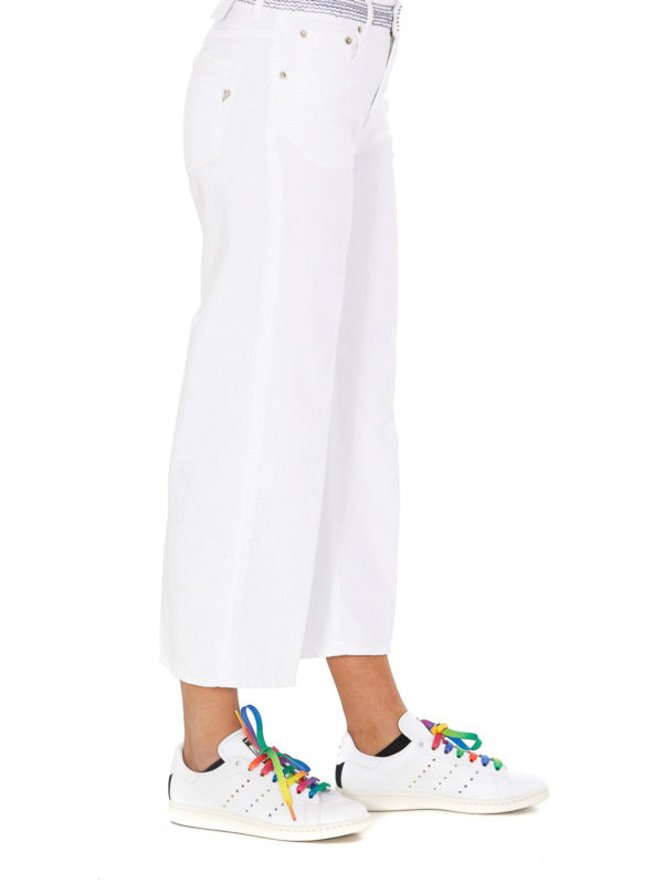 DONDUP: flared jeans online - Waist embroidered jeans