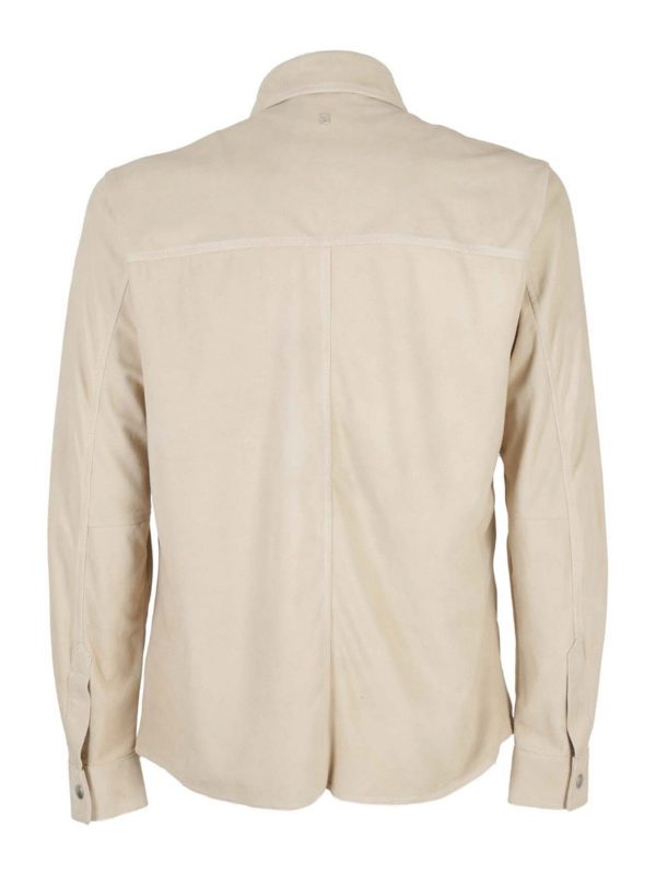 چرم Dondup - Suede shirt-jacket 
