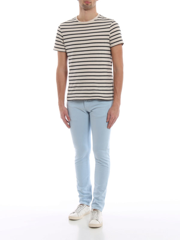George light blue stretch denim jeans 