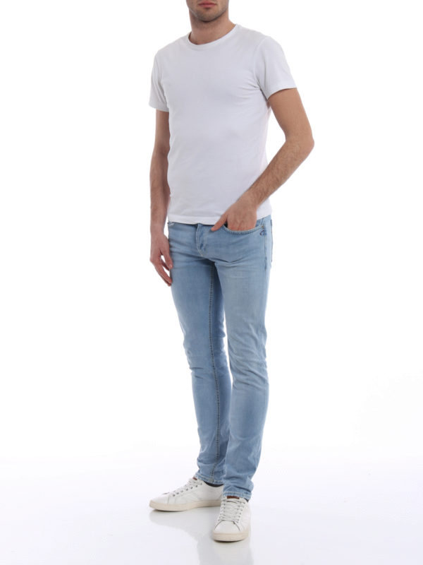 George light wash skinny jeans 