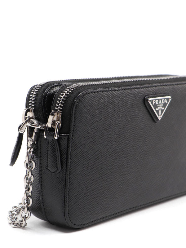 prada double compartment crossbody