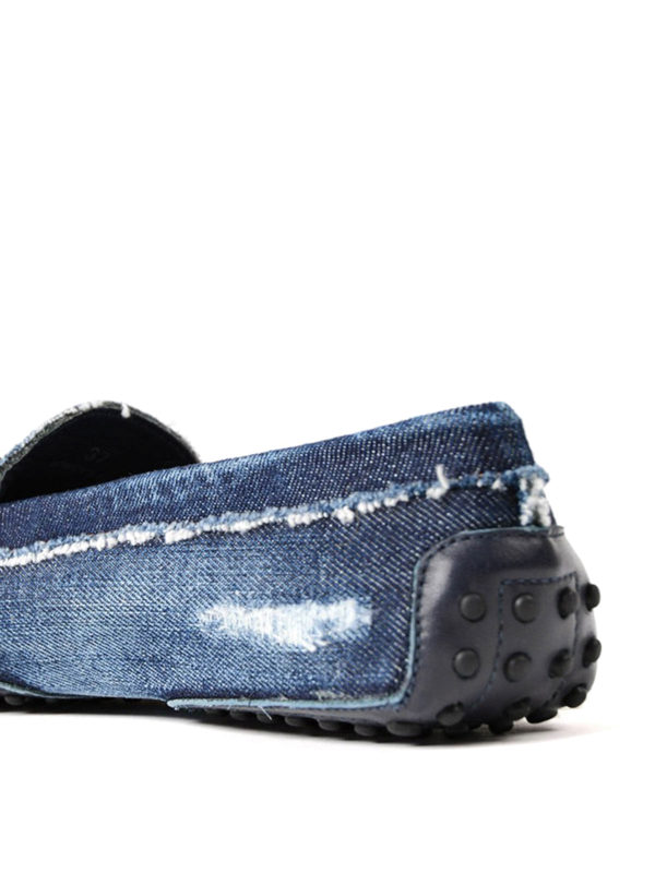 tod's double t quilted loafers