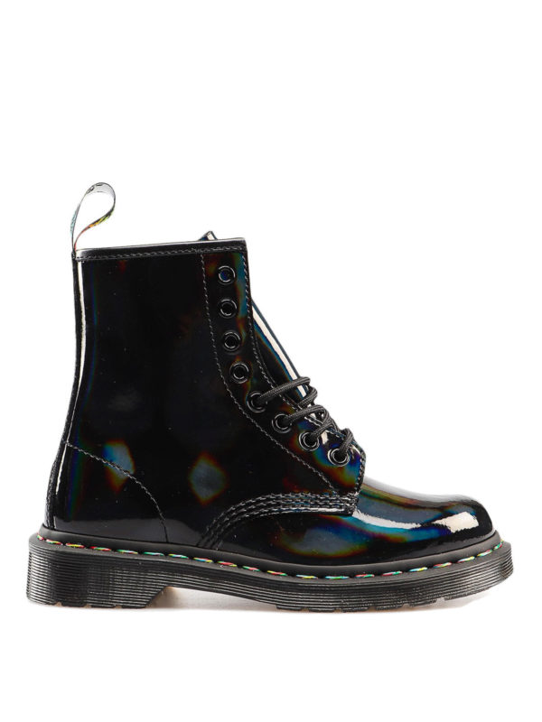 shiny doc martens boots