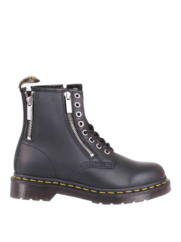 dr martens with zipper in front