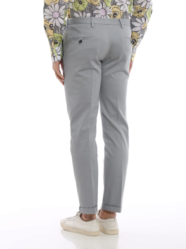 prada slim fit pants