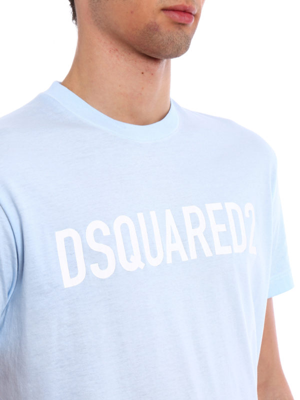 dsquared2 t shirt light blue