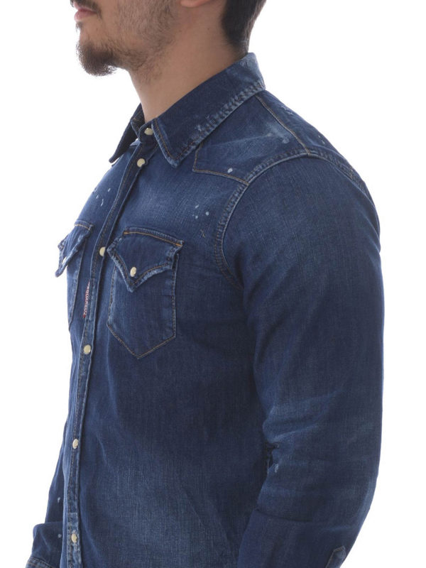 پیراهن Dsquared2 - Western jeans shirt 