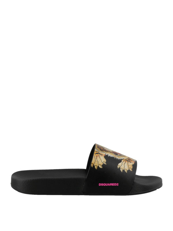 دمپایی Dsquared2 - Tiger print slides 