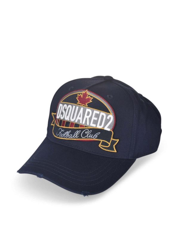 Hats & caps Dsquared2 - Dsquared Football Club cap in blue ...