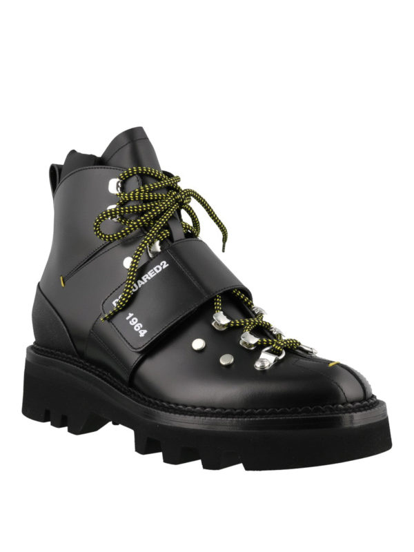 dsquared lace up boots