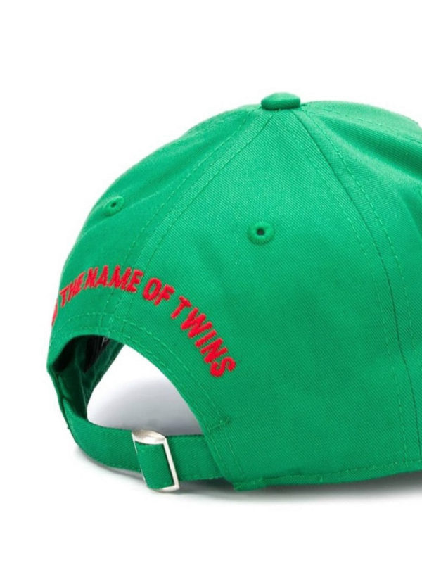 light green fitted cap