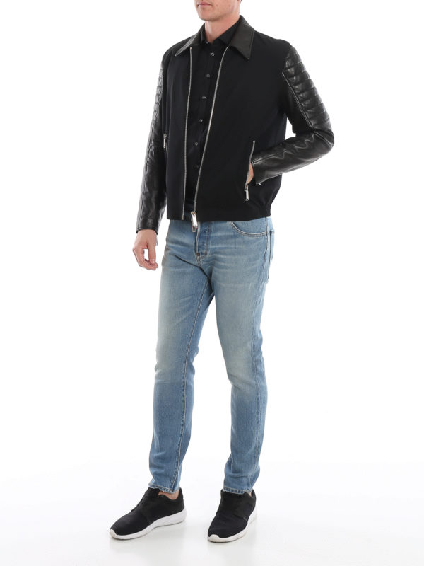 how to stretch leather jacket sleeves