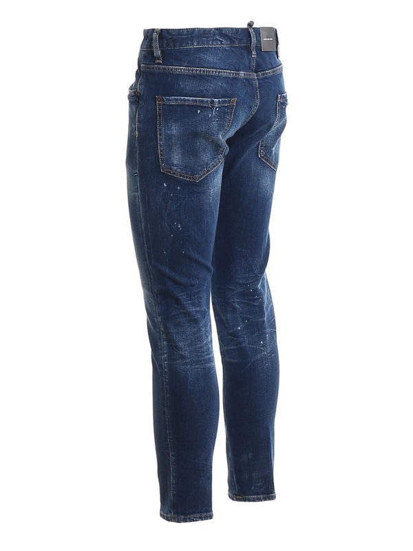 DSQUARED2: skinny jeans online - Skinny Dad jeans