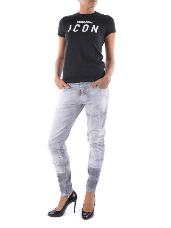 اسکینی Dsquared2 - Zipped ankle slim 