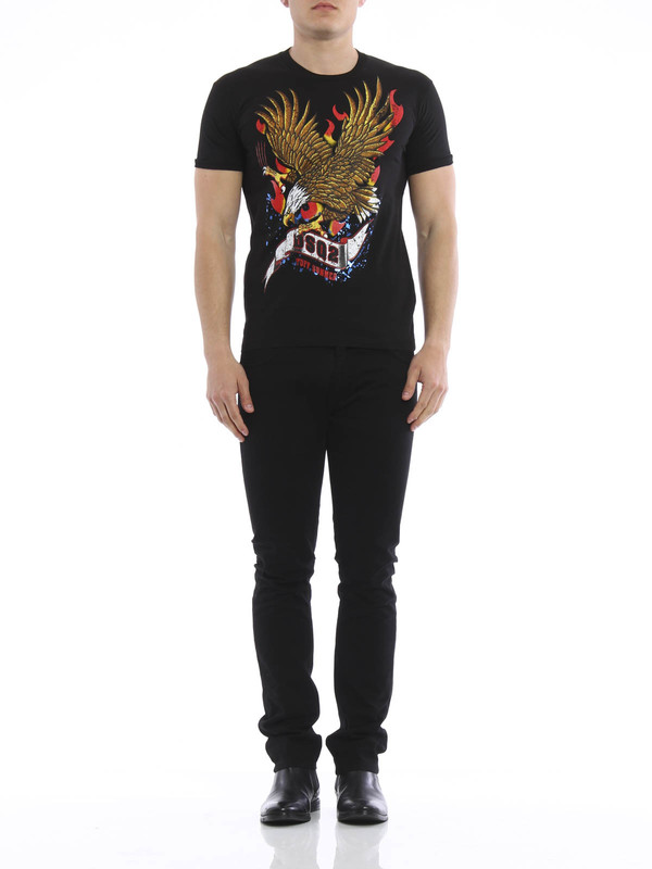 T-shirts Dsquared2 - Eagle printed t 
