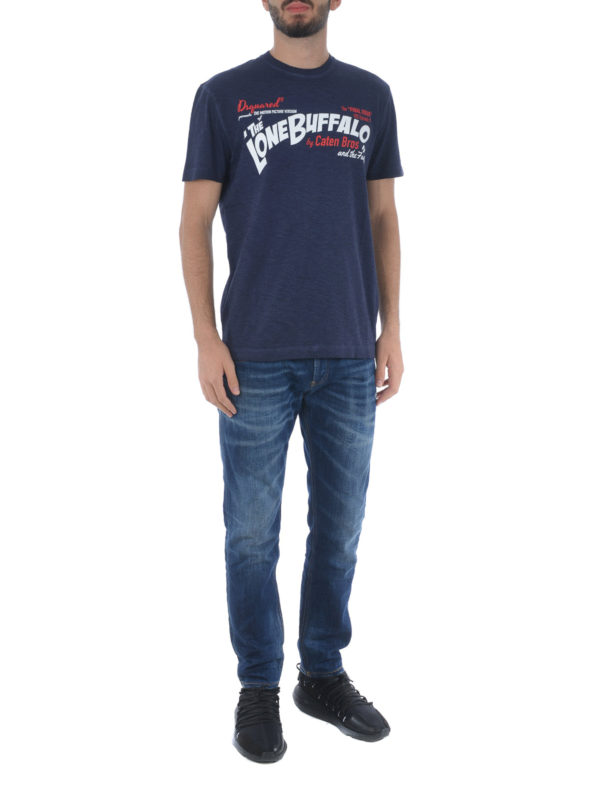 تی شرت Dsquared2 - Lone Buffalo print 