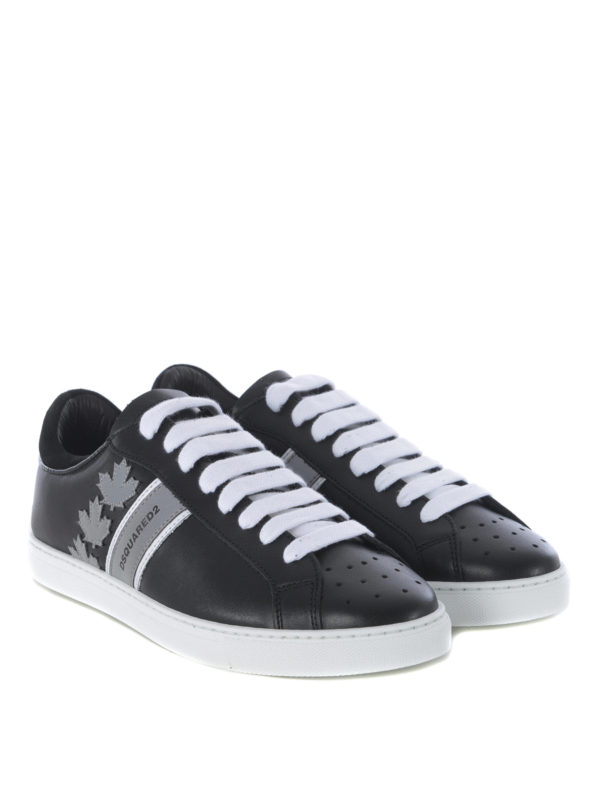 dsquared2 trainers black