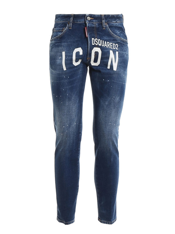 DSQUARED2: skinny jeans - Skinny Dad jeans
