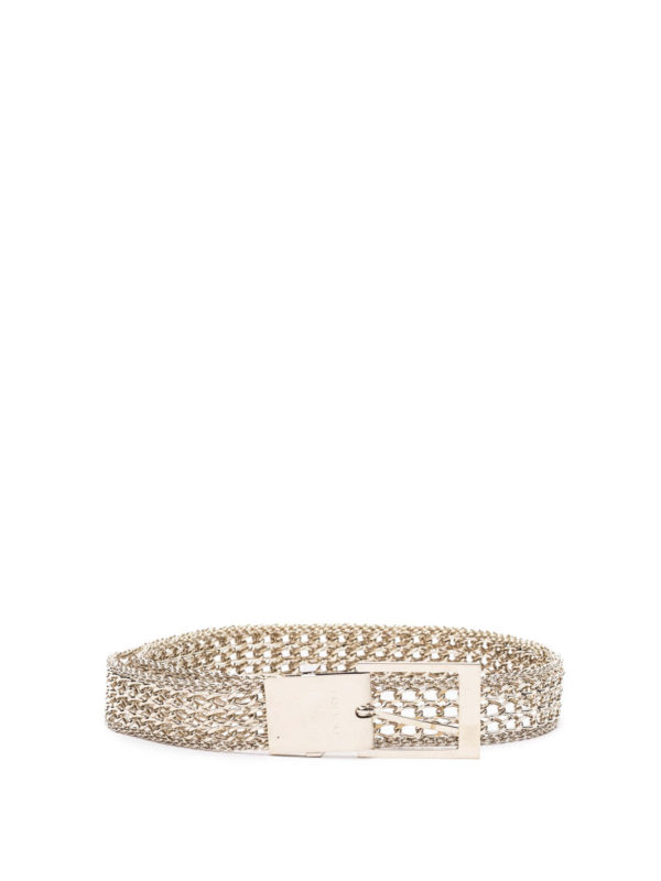 ELISABETTA FRANCHI: belts - Metal chain belt