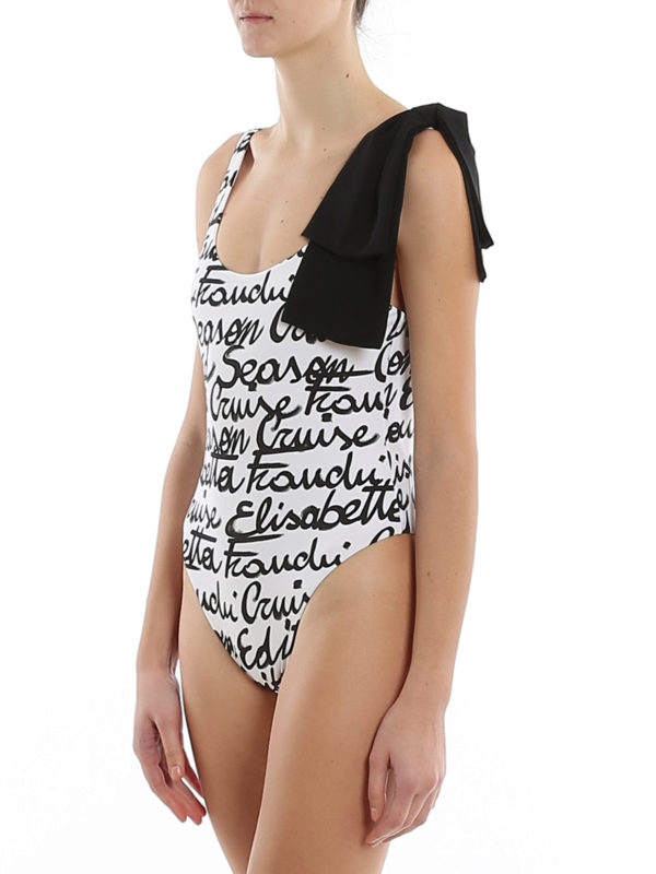 ELISABETTA FRANCHI buy online Bow detailed one-piece swimsuit