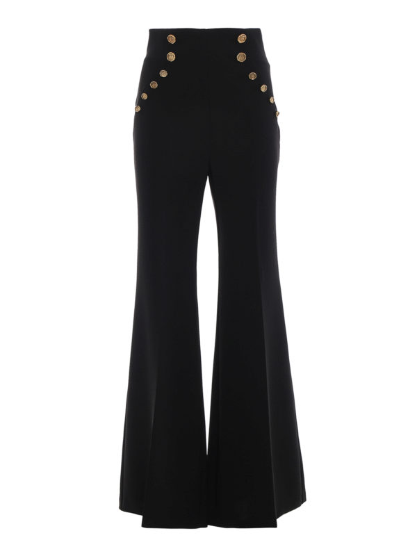 high waisted casual trousers