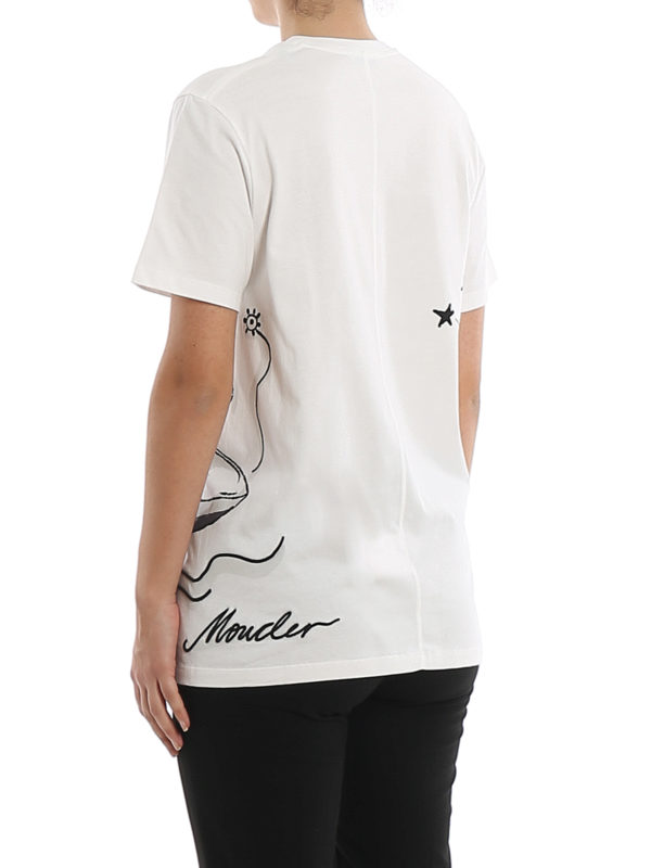 Embroidered printed cotton T-shirt shop online: MONCLER