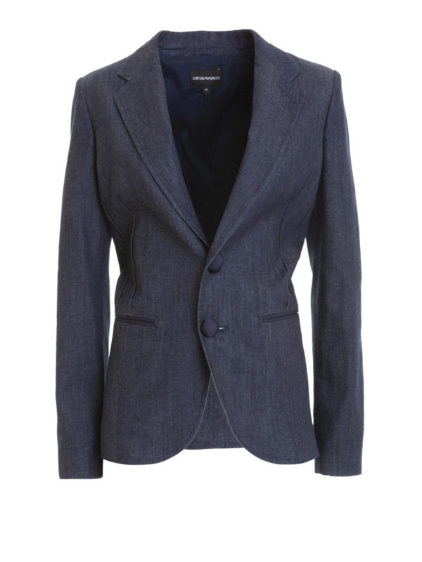 Emporio Armani - Dark denim blazer 