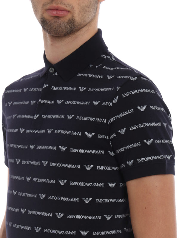 armani logo polo shirt