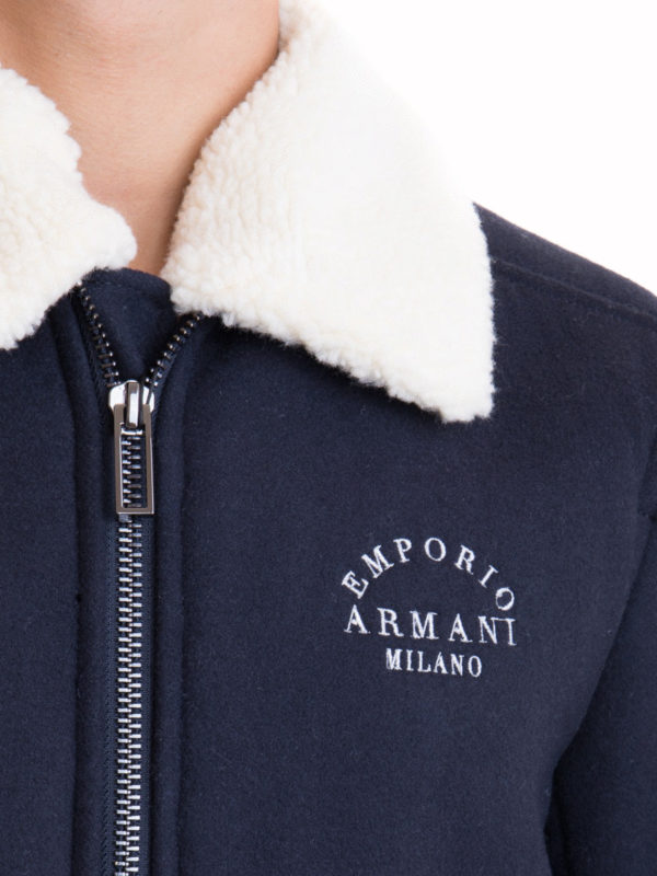 Casual jackets Emporio Armani - Rear maxi logo blouson - 6G1BQ21NIXZ0920