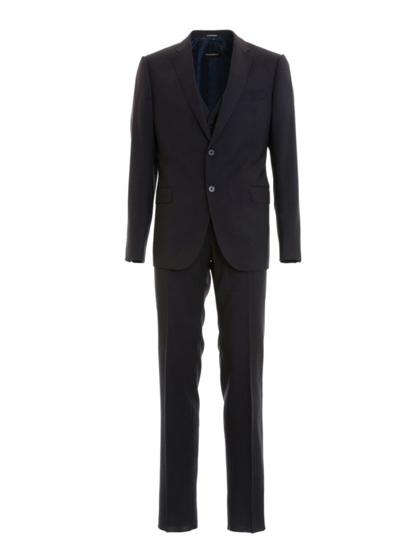 Formal suits Emporio Armani - M-Line three-piece wool suit - W1YMEB01504926