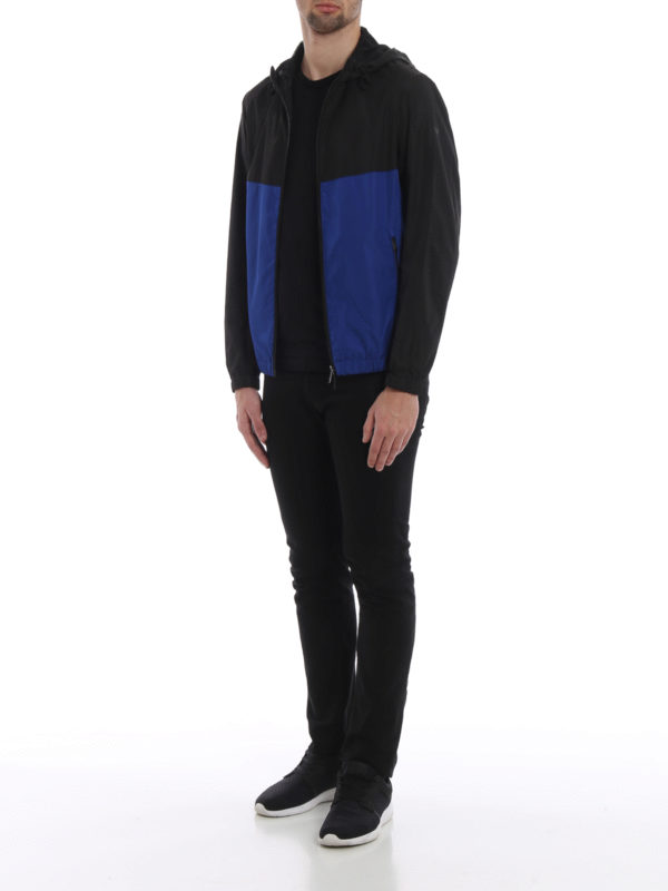 emporio armani water repellent hooded jacket